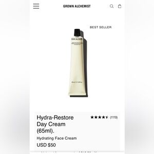 Grown Alchemist Hydra-Restore Day Cream - Cream